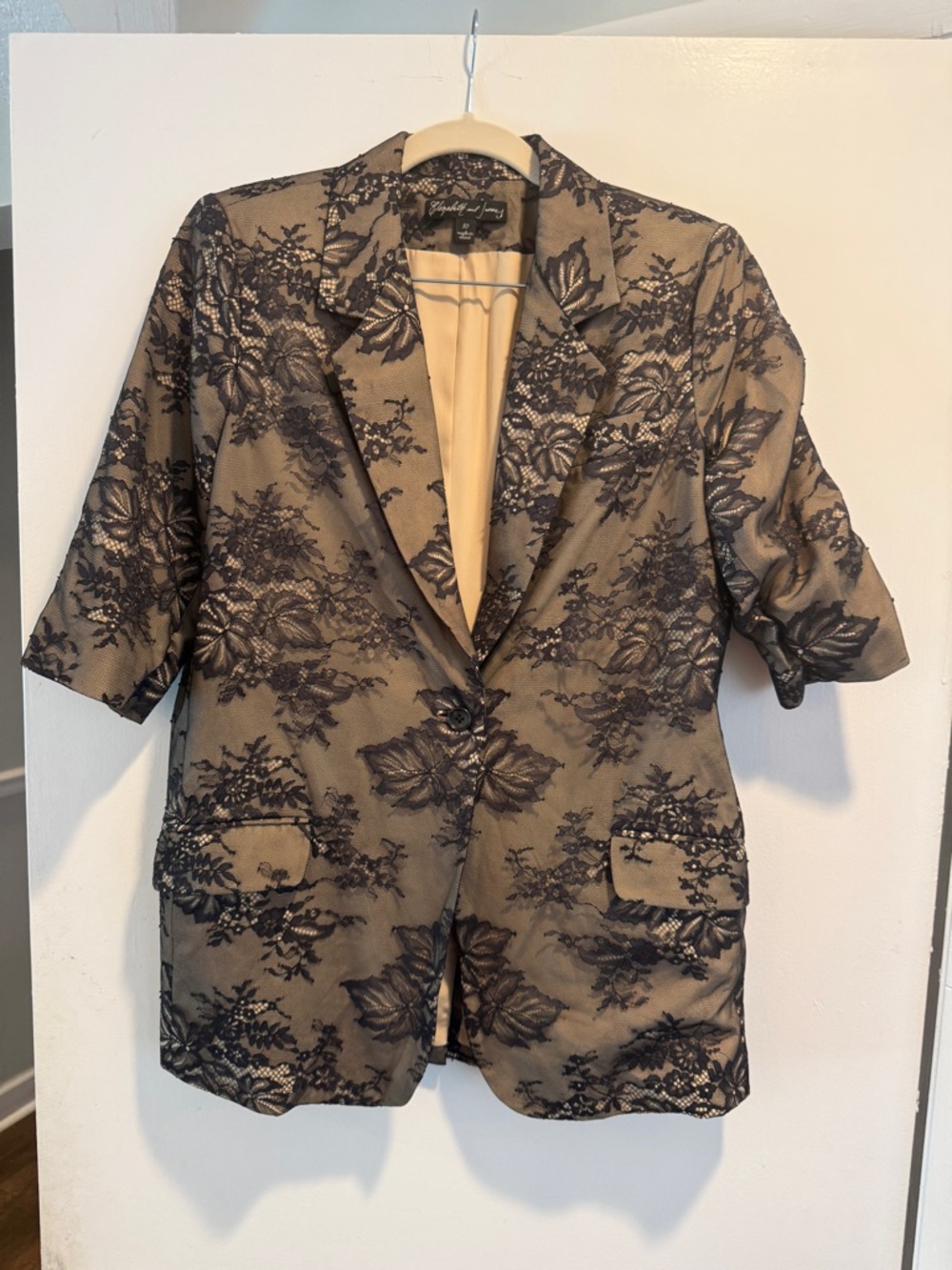 Elizabeth and James lace blazer